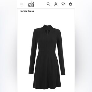 CAbi Black Reversible Dress